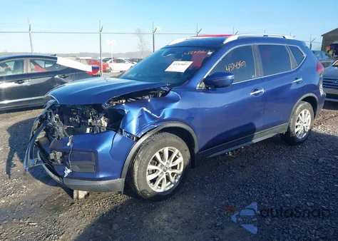 2019 Nissan Rogue Sv из США, поврежденный, VIN KNMAT2MV0KP522909